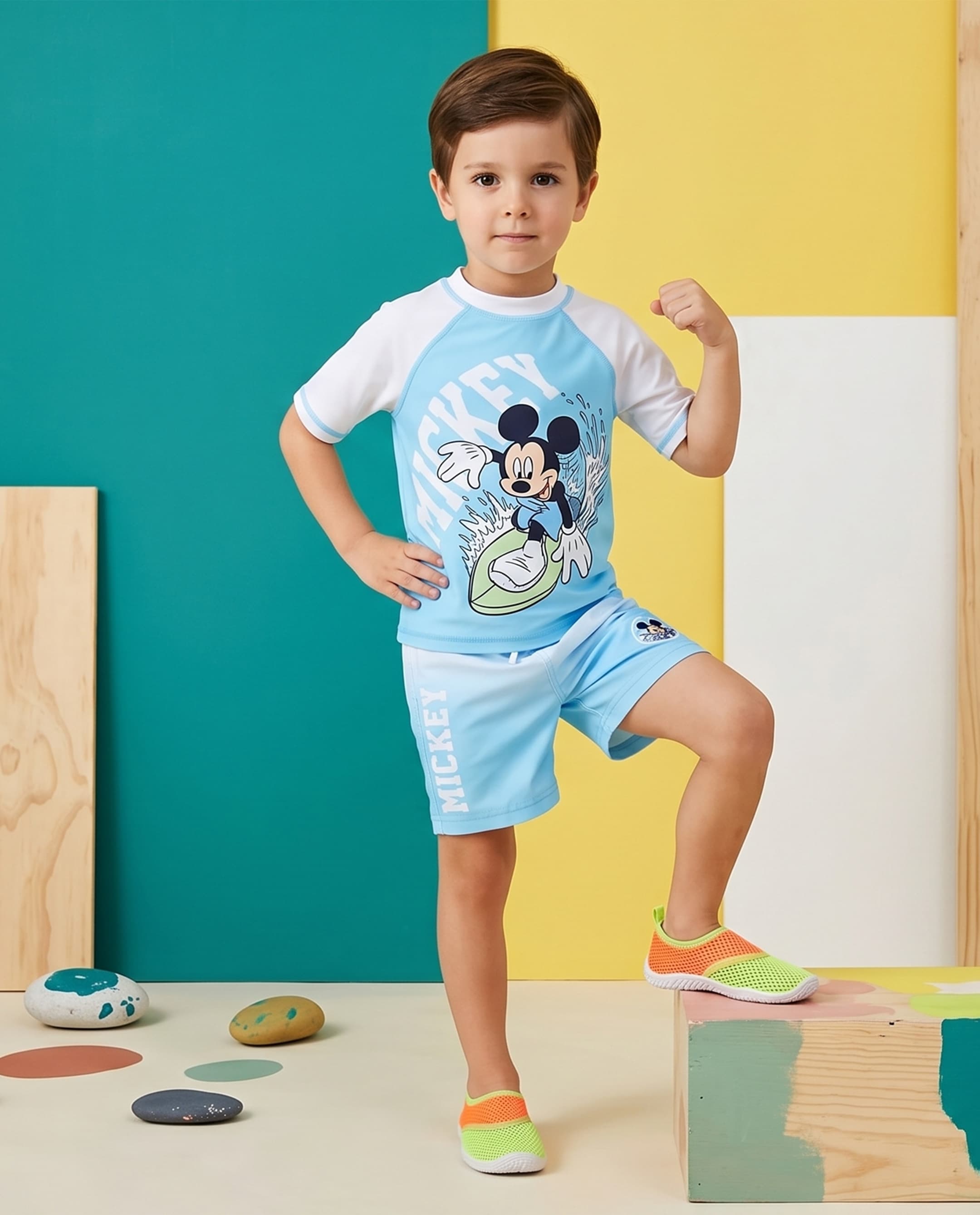 Mickey Short Sleeve Swim Set