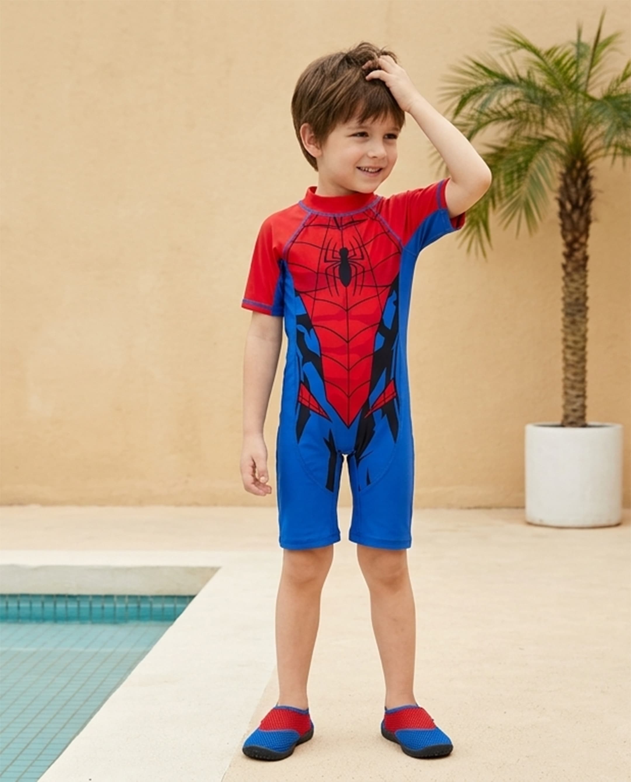 Spiderman Short Sleeve Swimsuit