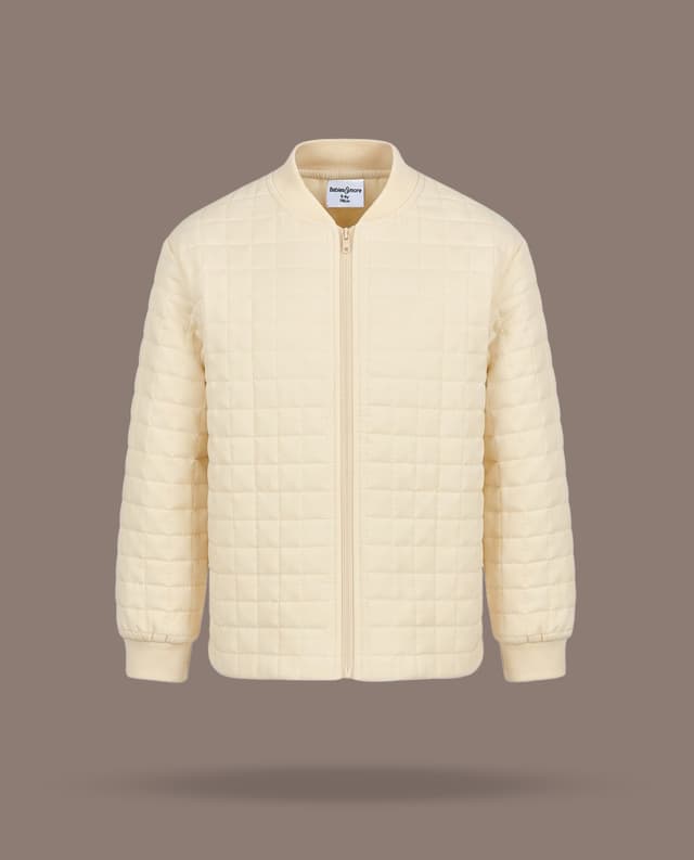 Quilted Zipper Bomber Jacket thumbnail 3