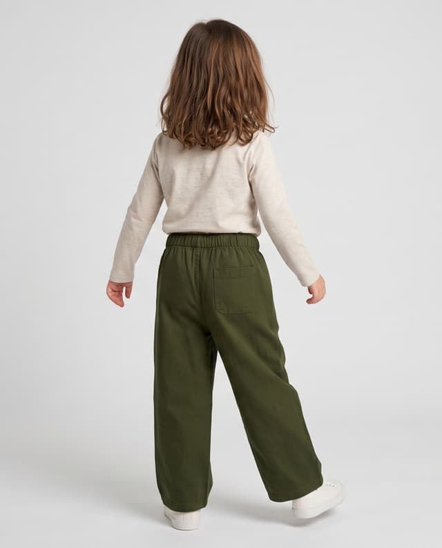 Solid Straight Fit Pleated Trousers thumbnail 2