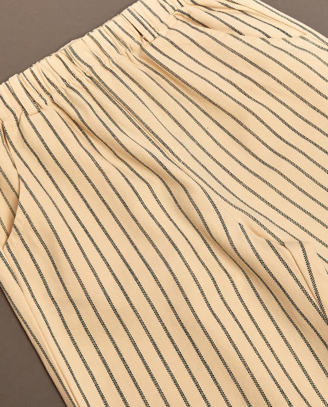 Striped Elastic Waist Trousers thumbnail 5