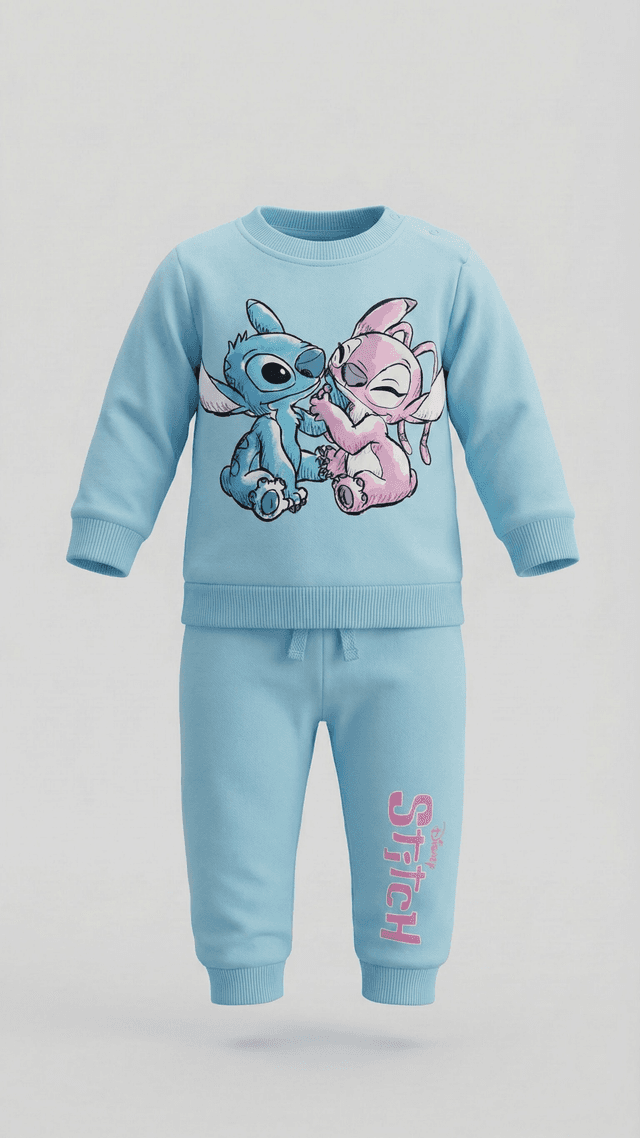 Stitch Print Long Sleeves Sweatshirt thumbnail 1