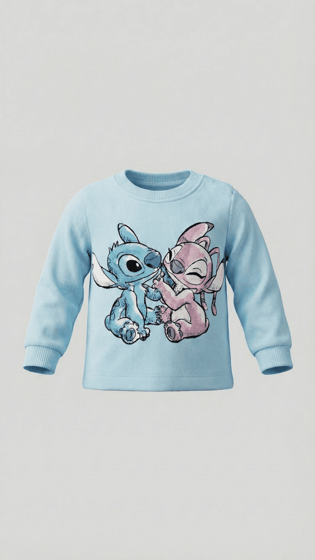 Stitch Print Long Sleeves Sweatshirt thumbnail 4