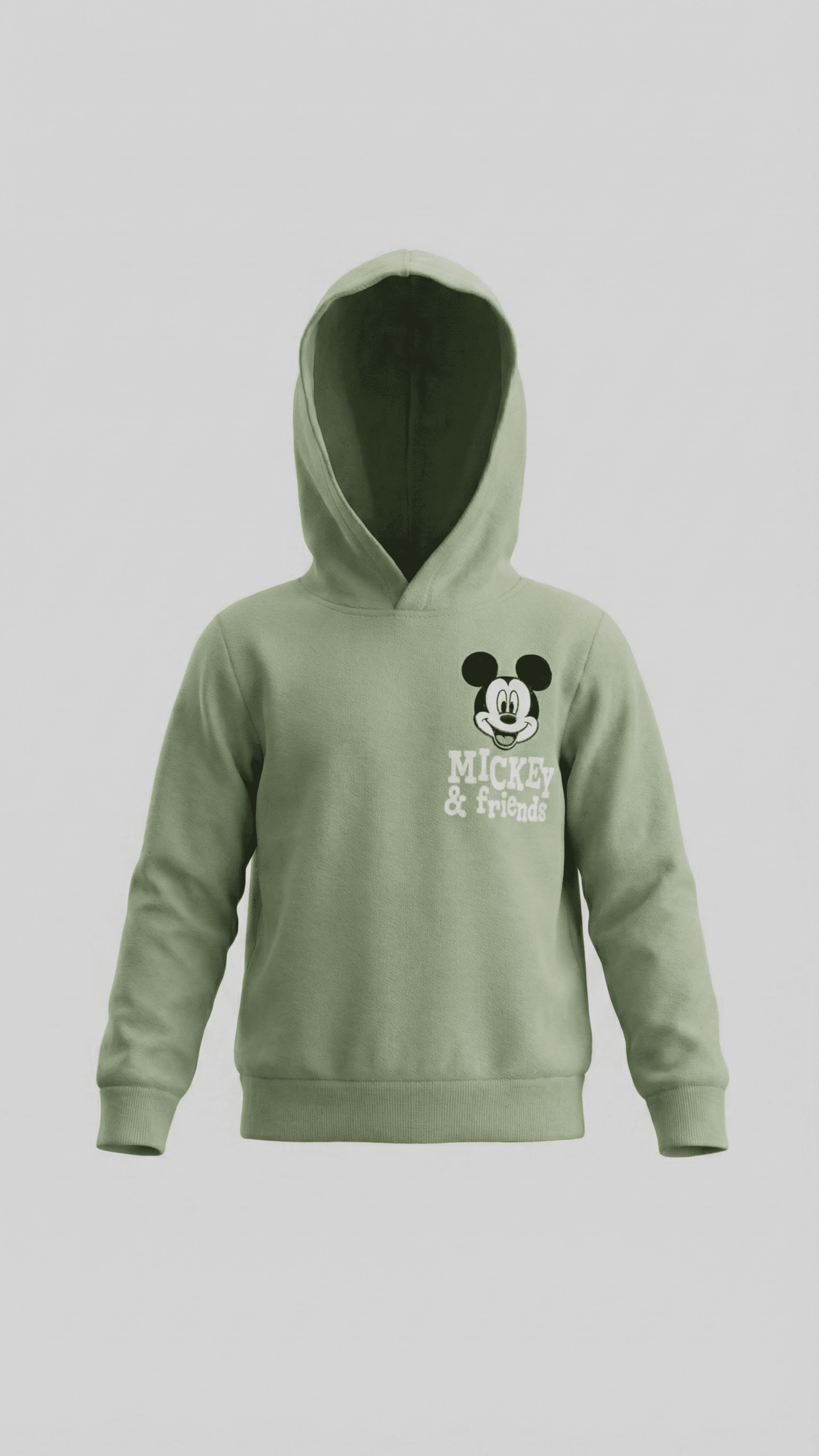 Printed Long Sleeves Hoodie