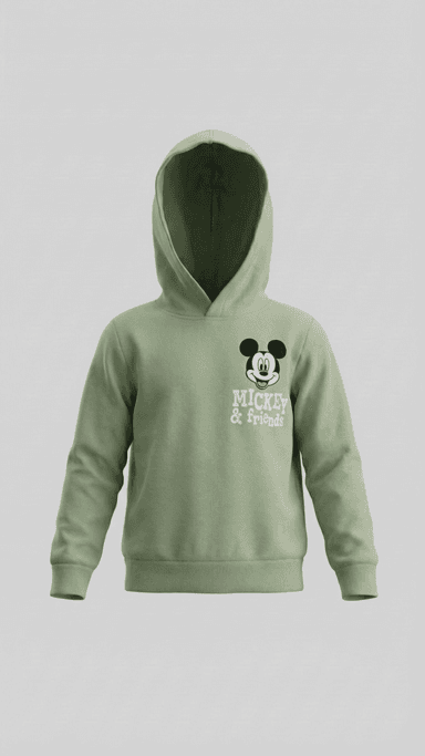Printed Long Sleeves Hoodie thumbnail 1