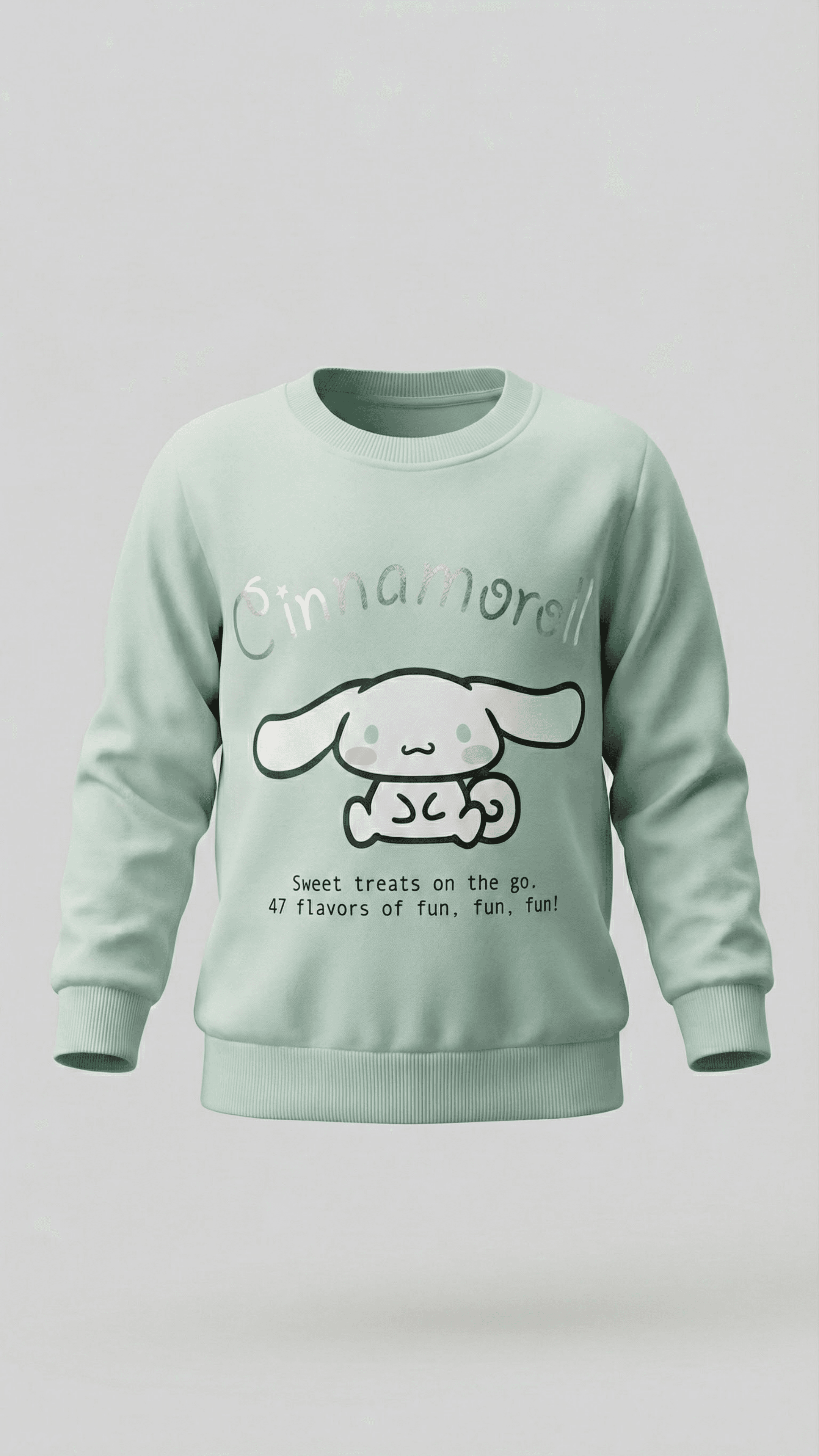 Printed Crew Neck Sweatshirt