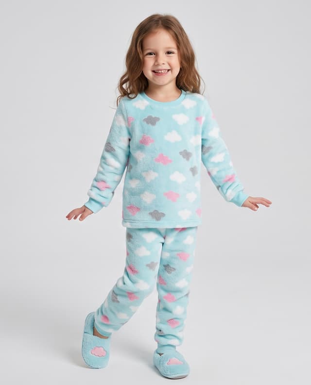 Printed Long Sleeves Pyjama Set thumbnail 1