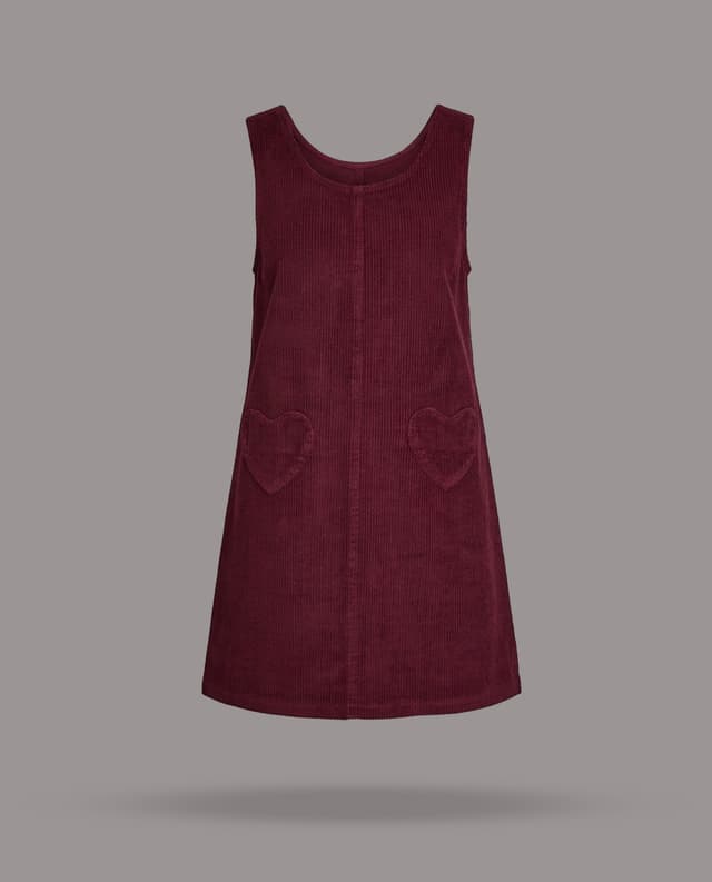 Textured Round Neck A-Line Mini Dress thumbnail 3