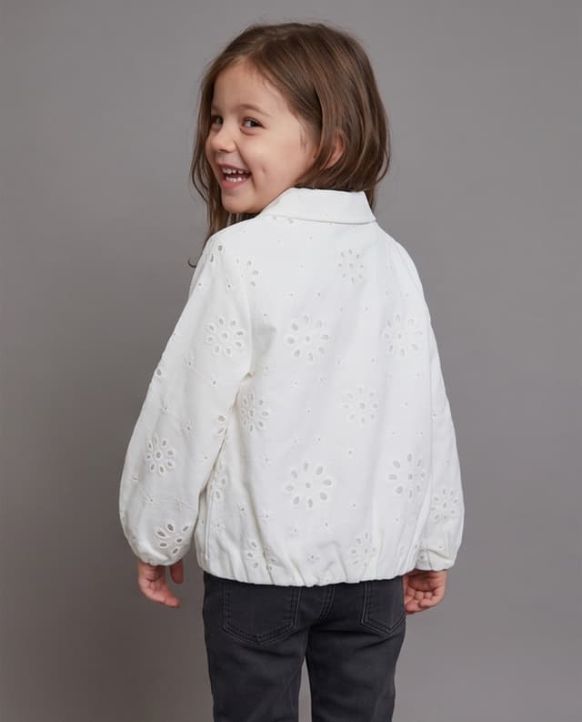 Openwork Zippered Jacket thumbnail 2