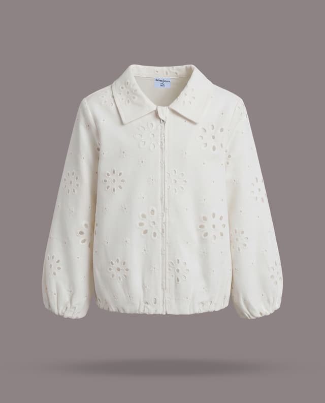 Openwork Zippered Jacket thumbnail 3