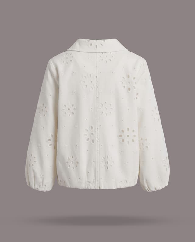 Openwork Zippered Jacket thumbnail 4