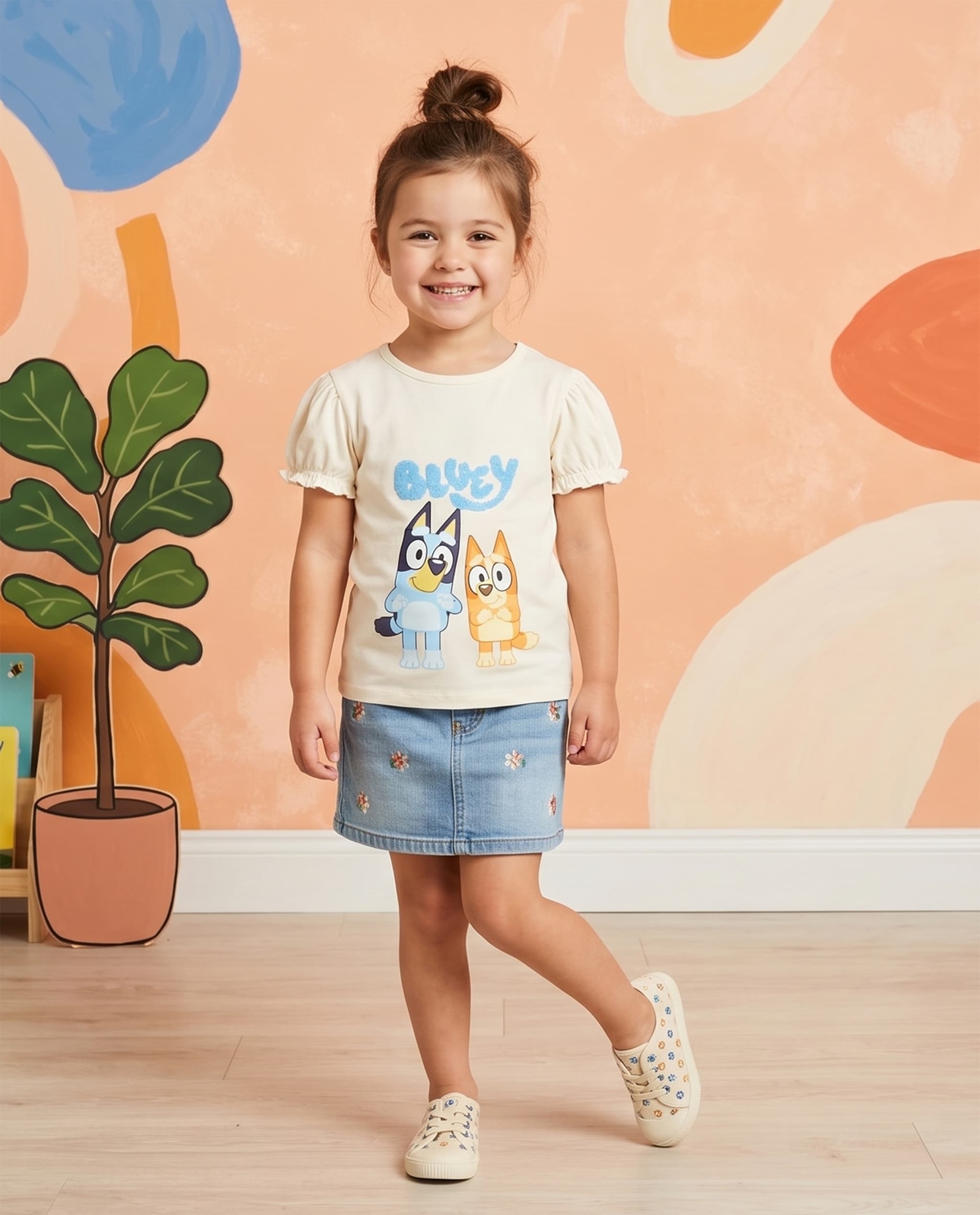 Cotton Puff Sleeve Tee