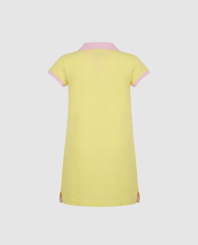 Embroidery Detail Pique Polo Dress thumbnail 4