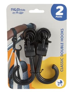 Babies & more Classic Double Hooks-2 Pack - Multicolor