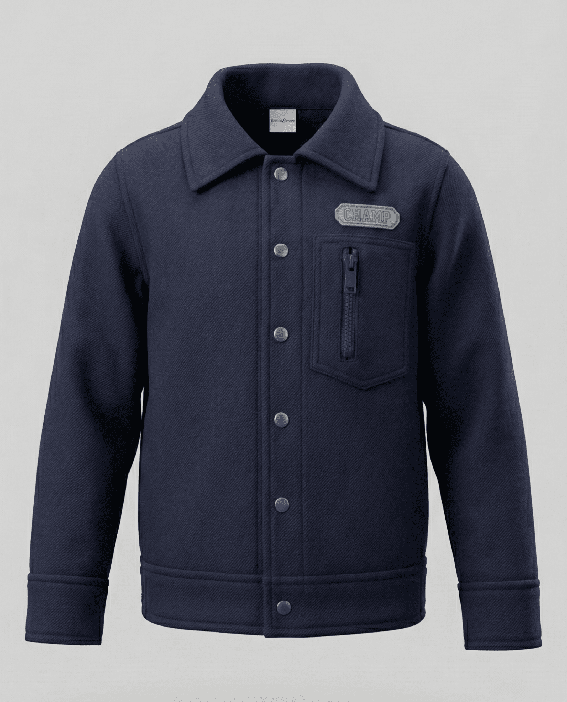 Jackets - Long Sleeves Collar Jacket From Babies & more