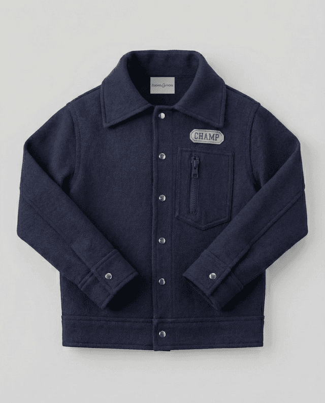 Jackets - Long Sleeves Collar Jacket From Babies & more thumbnail 4