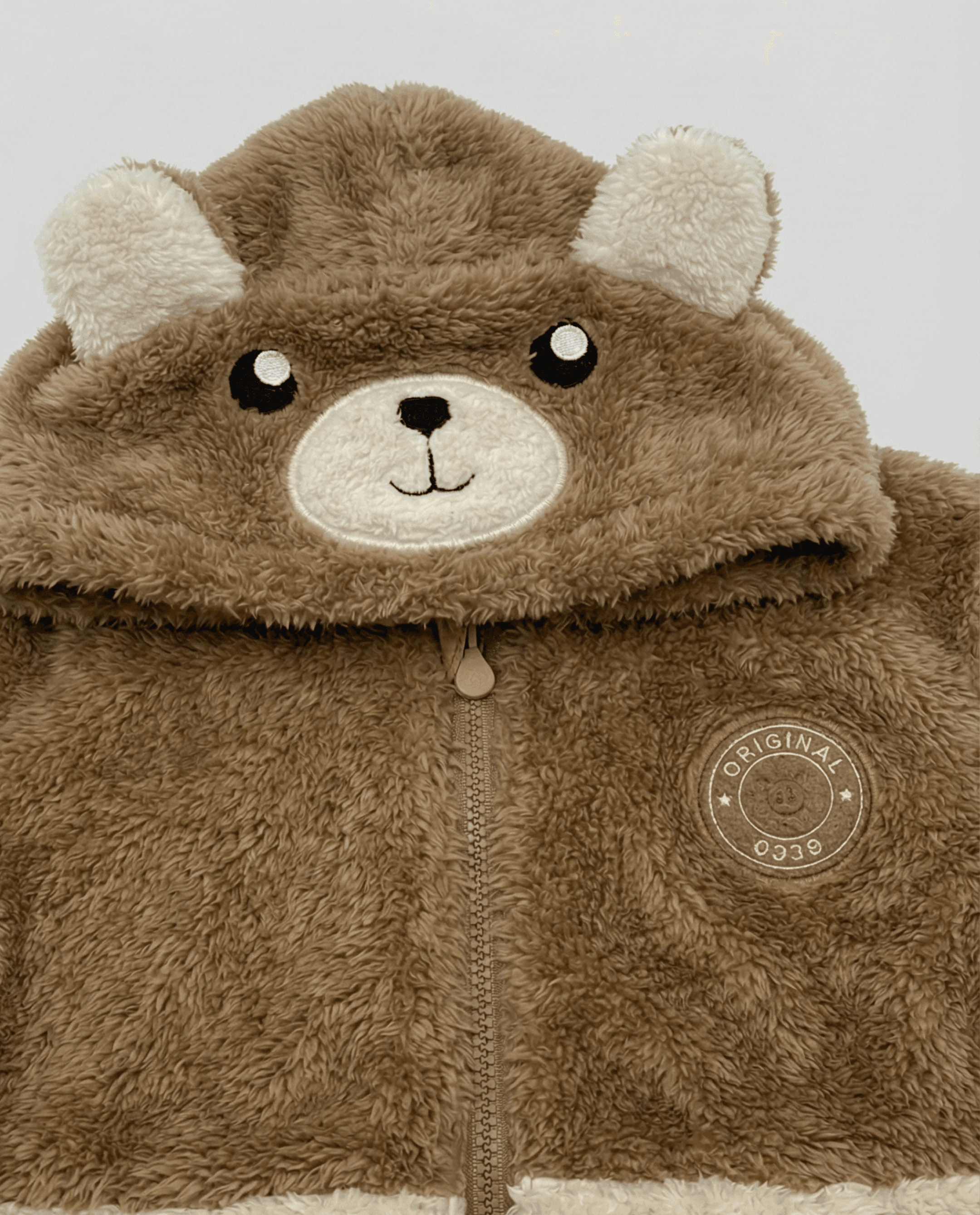 Babies and More Long Sleeves Hoodie Jacket - Brown