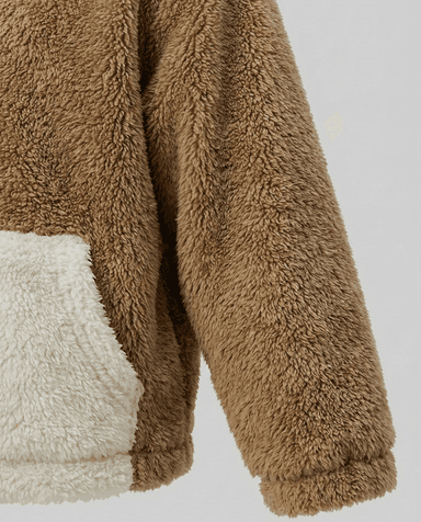 Babies and More Long Sleeves Hoodie Jacket - Brown thumbnail 2