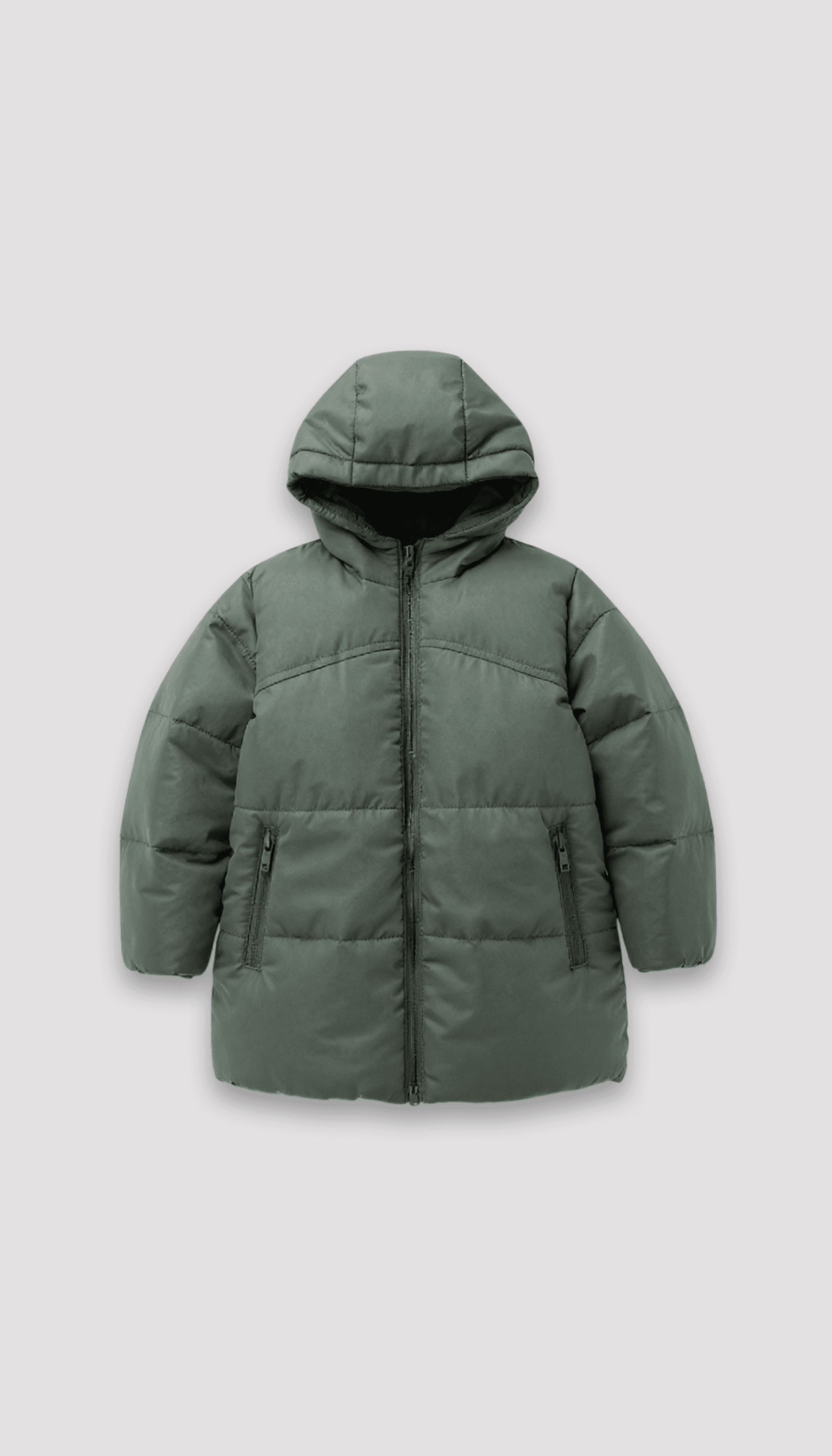 SOLID 100% Polyester Zipper Hooded Jacket