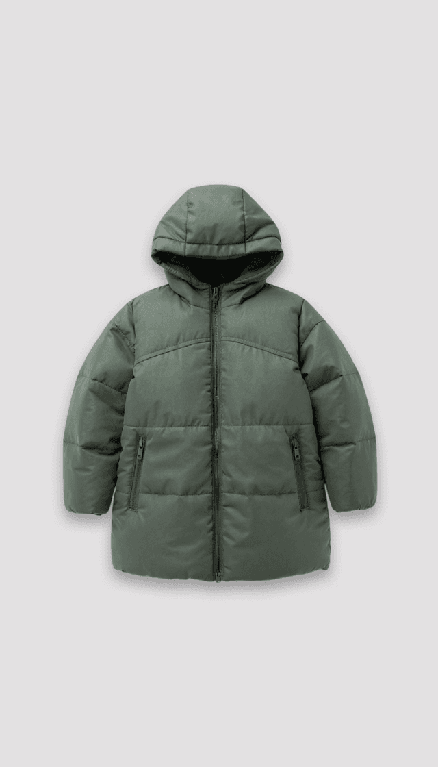 SOLID 100% Polyester Zipper Hooded Jacket thumbnail 1
