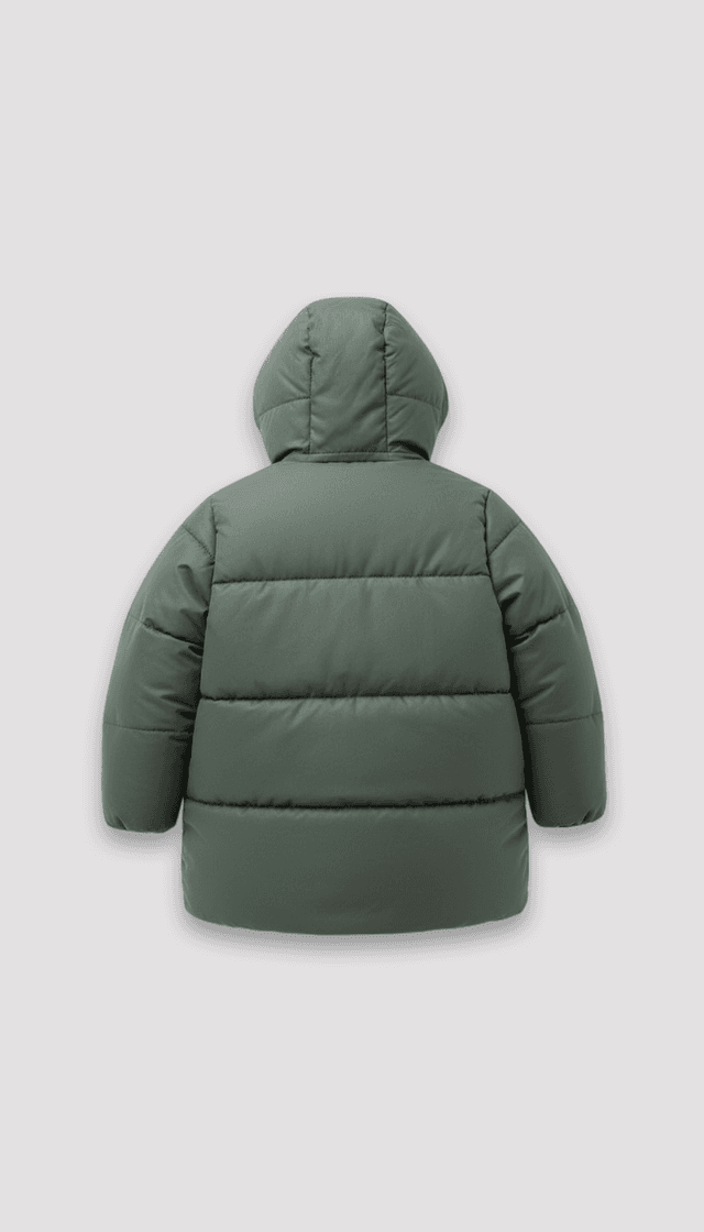 SOLID 100% Polyester Zipper Hooded Jacket thumbnail 2