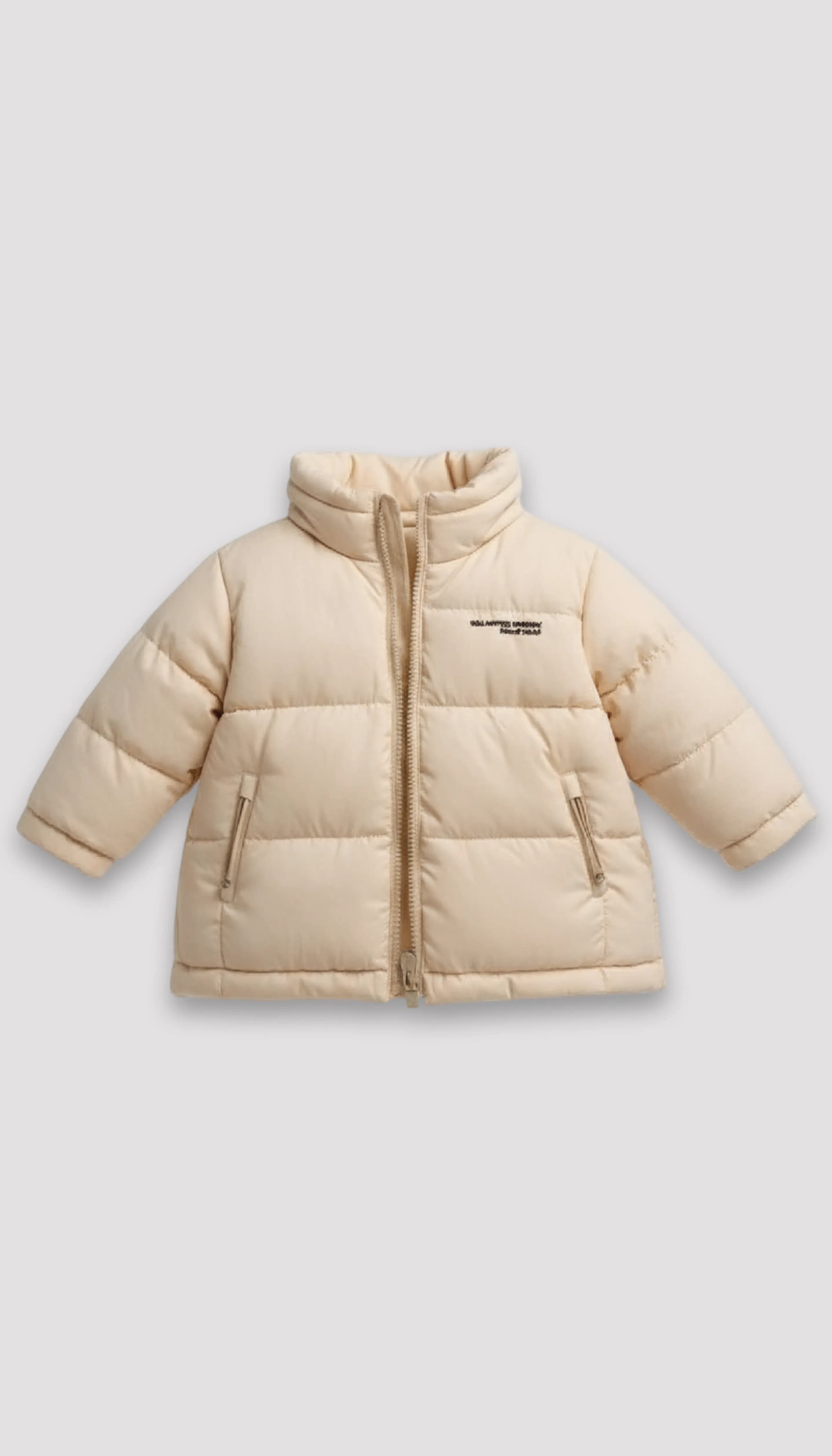 Babies and More Long Sleeves Padded Jacket - Beige