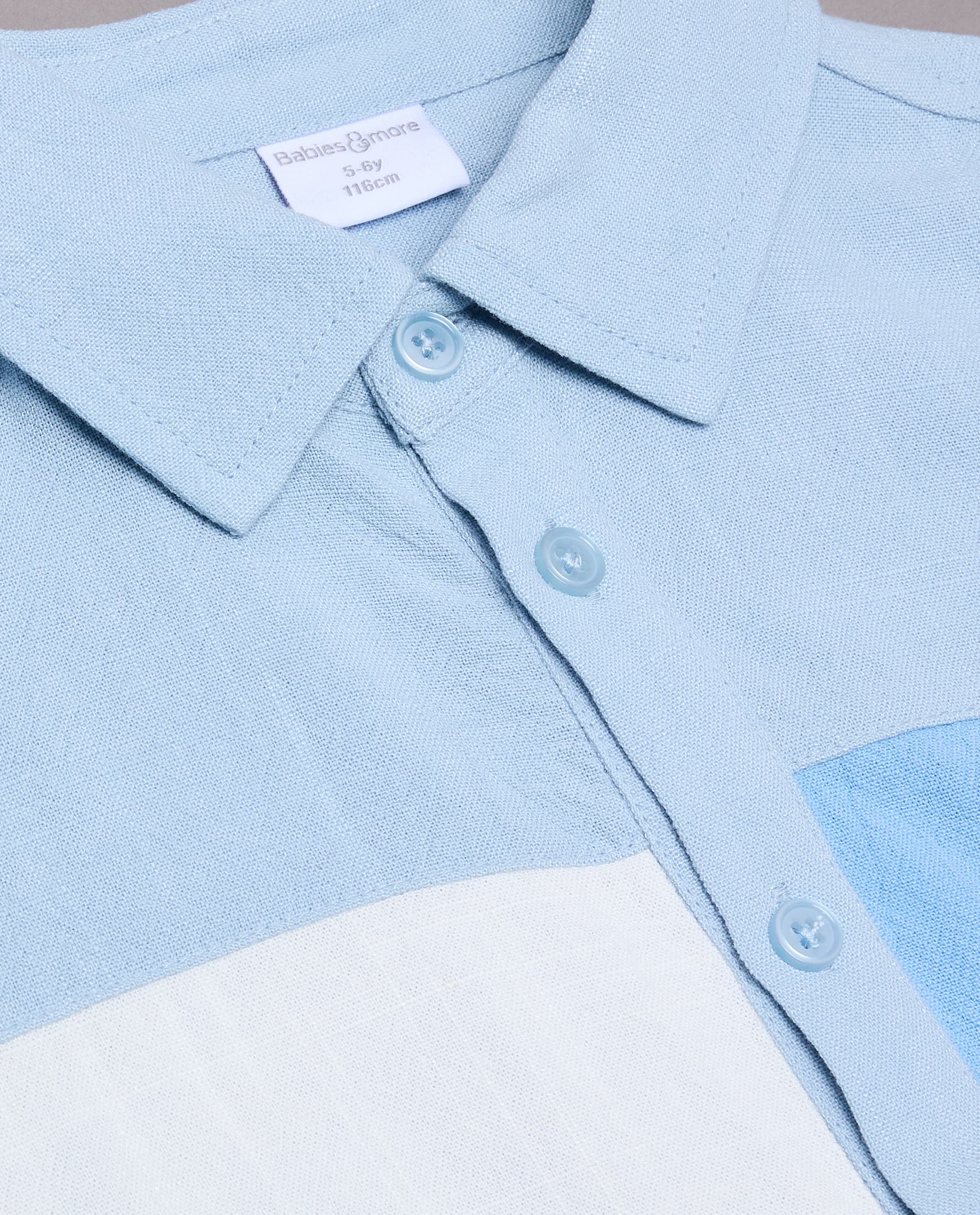 Short Sleeves Collar Shirt