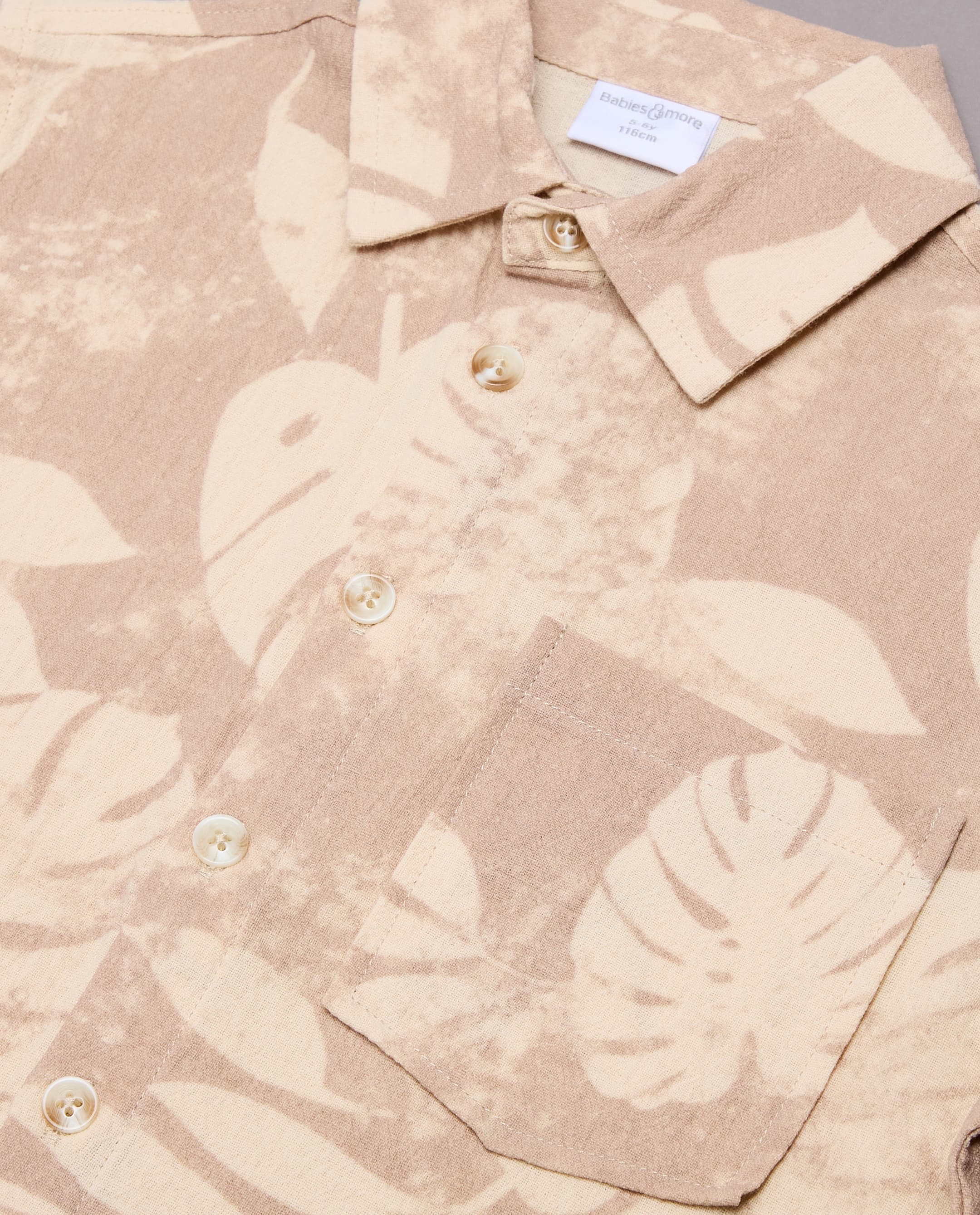 Short Sleeves Collar Shirt