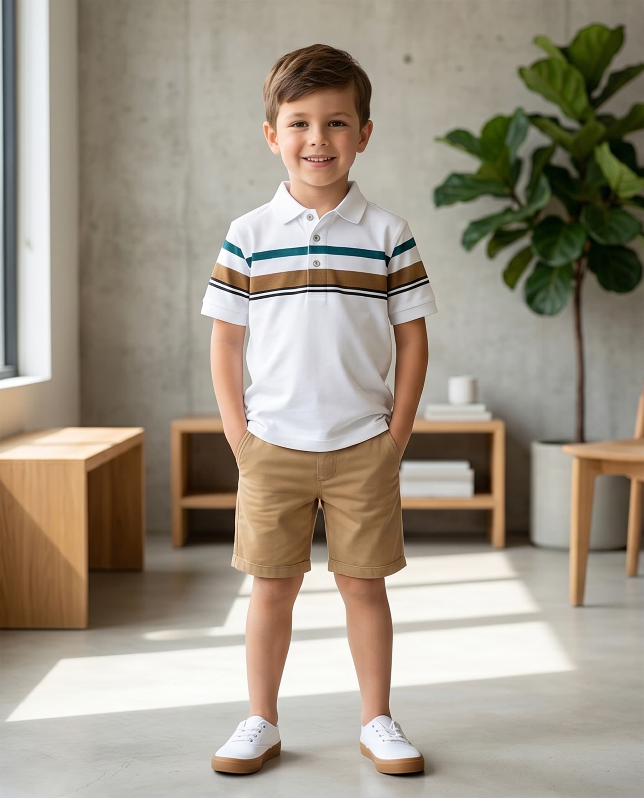 Short Sleeves Collar Polo