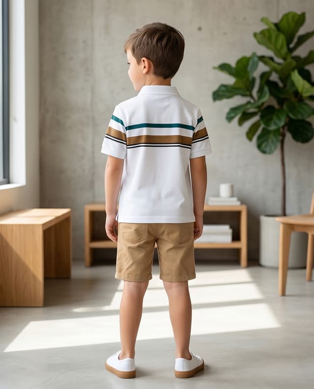 Short Sleeves Collar Polo thumbnail 2