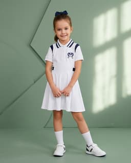 Short Sleeves Collar Dress