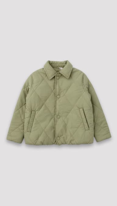 Quilted Long Sleeves Padded Jacket thumbnail 1