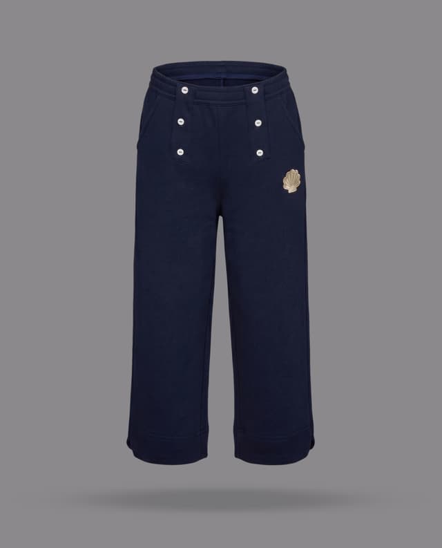 Button Detail Elastic Waist Trousers thumbnail 3