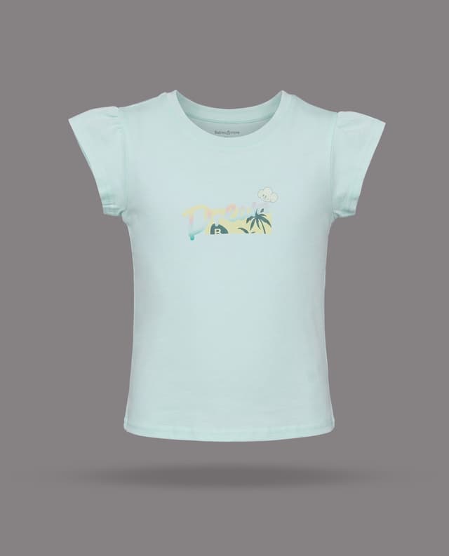Printed T-Shirt with Crew Neck and Short Sleeves thumbnail 3