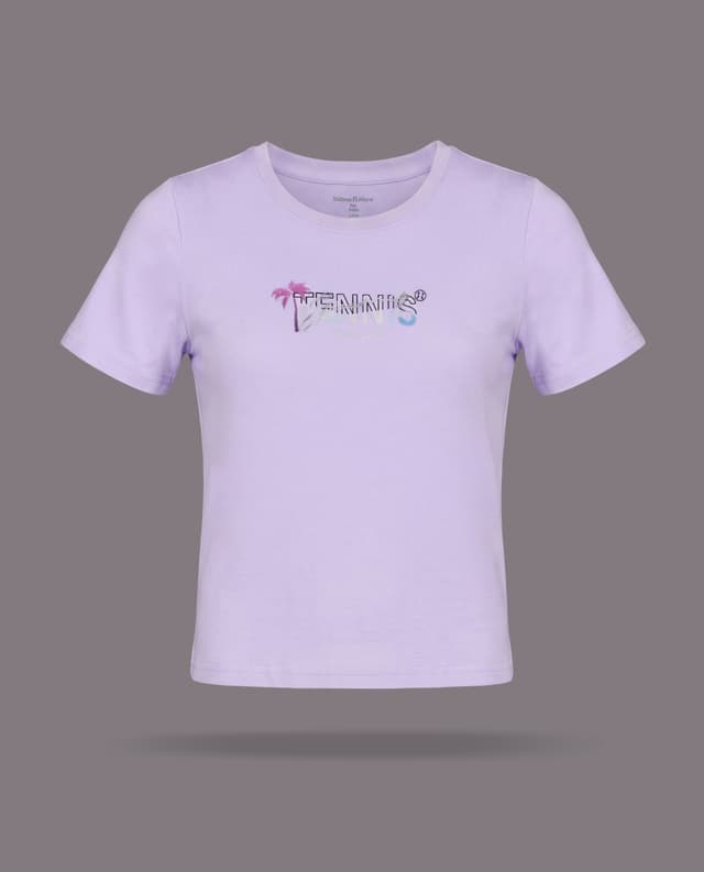 Printed T-Shirt with Crew Neck and Short Sleeves thumbnail 3