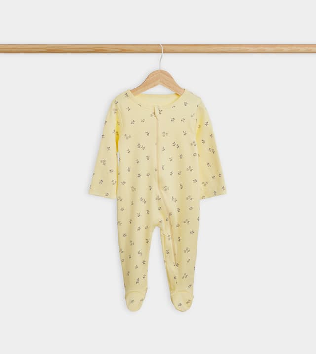 Pack of 5 Printed Footed Sleepsuits thumbnail 2