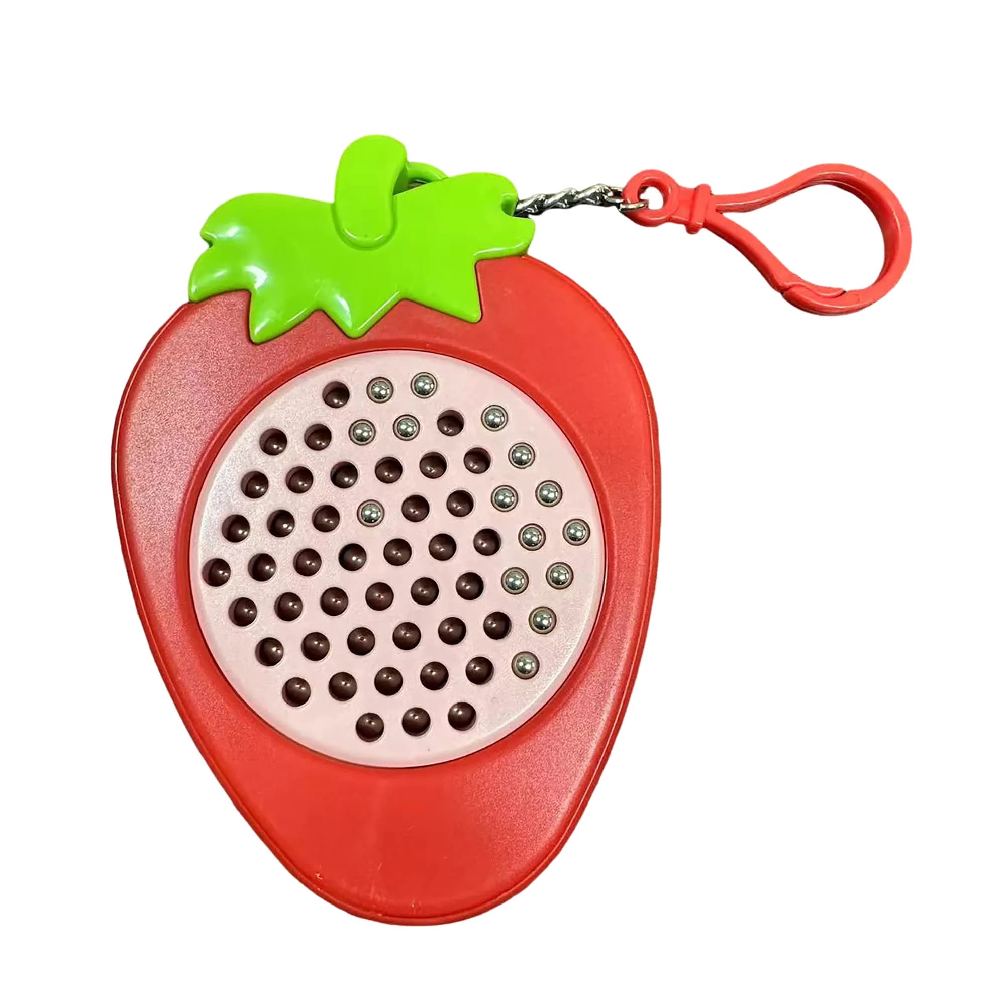 Babies & more Strawberry Magnetic Drawing Board Keychain - Travel Toy For Kids 3+ - Multicolor