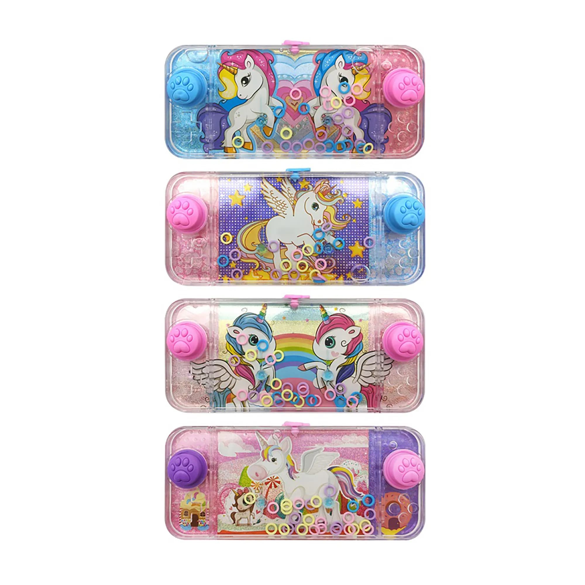 Babies & more Unicorn Handheld Water Ring Toss Game Toy (1 Pc) - Multicolor