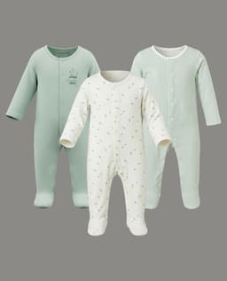 3 Pk Closefeet Sleepsuit